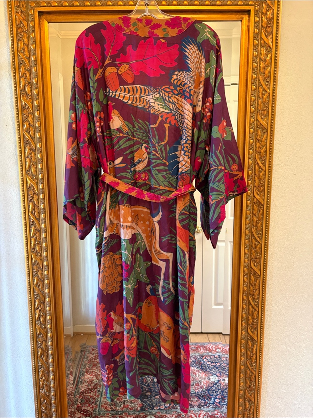 POWDER UK Wearable Art " Tree of Life "
Animal Kimono Duster  Robe